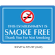 Waterproof Sticker No Smoking Signs Labels- NSS 046