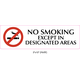 Waterproof Sticker No Smoking Signs Labels- NSS 090