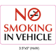 Waterproof Sticker No Smoking Signs Labels- NSS 096