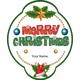 Personalised Christmas Gift Sticker -101- Waterproof Labels x Pack of 24