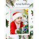5x7 Folded Personalised Christmas Greeting Cards -027