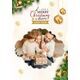 5x7 Folded Personalised Christmas Greeting Cards -038