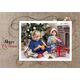 5x7 Folded Personalised Christmas Greeting Cards -039