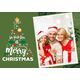 5x7 Flat Personalised Christmas Greeting Cards -007