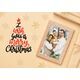 5x7 Flat Personalised Christmas Greeting Cards -008