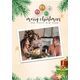 5x7 Flat Personalised Christmas Greeting Cards -020
