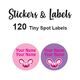 Tiny Spot Labels 120 pc - Louis