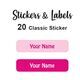 Classic Stickers Pinkie