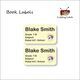Sleepy Bear-Pack of 40 Book Labels