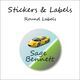 Racing Cars-Pack of 50 Round Waterproof Labels