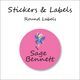 Little Fairy-Pack of 50 Round Waterproof Labels