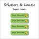 Cute Ducky-Pack of 30 Small Waterproof Labels