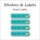 Birthday Smiley-Pack of 30 Small Waterproof Labels