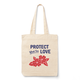 Ajooba Canvas Bag-Protect Love