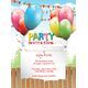 Kids Party Invitation 005