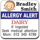 Allergy Label ST AL 013