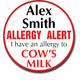 Allergy Label ST AL 015
