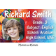 Personalised School Book Label PS BL 0208