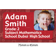 Personalised School Book Label PS BL 0234