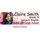 Personalised School Book Label Small PS BLS 0034