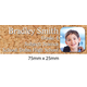 Personalised School Book Label Small PS BLS 0038