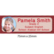 Personalised School Book Label Small PS BLS 0070
