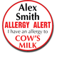 Allergy Label ST AL G 015